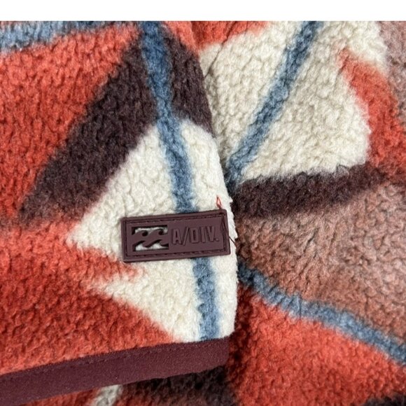 Billabong Adventure Division  Women's Colorful Fleece Jacket Pullover (M) - Picture 6 of 6